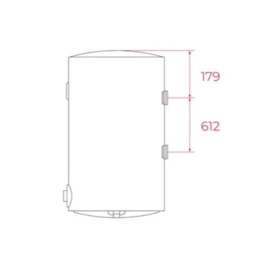 Termoacumulador Elétrico Teka EWH 80 DHH 80L Instalação Vertical ânodo magnésio termostato segurança