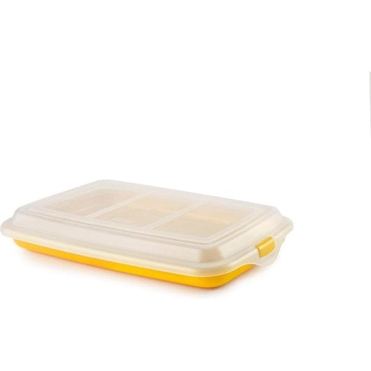 Taper para embutidos Ibili 686730 Plástico Libre de BPA 24,8x14,4cm Amarillo