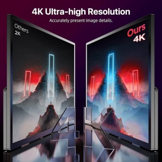Uperfect Monitor portátil 4K 18" IPS UHD Soporte VESA Plug and Play USB-C HDMI Compatible Multidispositivo