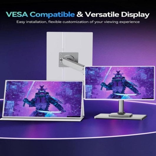 UPERFECT 2K 16" tragbarer Monitor 500 Nits 16:10 700 g HDMI 2x USB-C VESA Mate