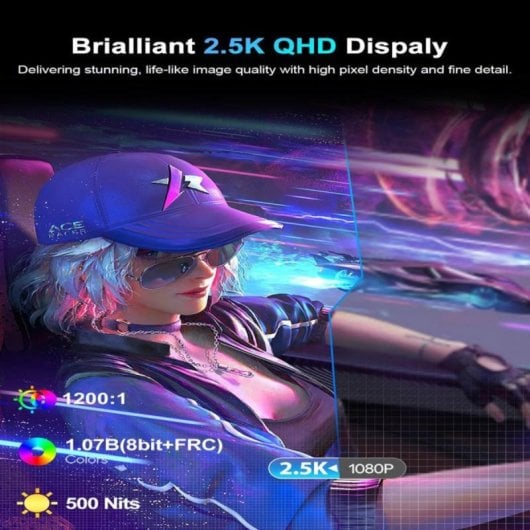 UPERFECT 2K 16" tragbarer Monitor 500 Nits 16:10 700 g HDMI 2x USB-C VESA Mate