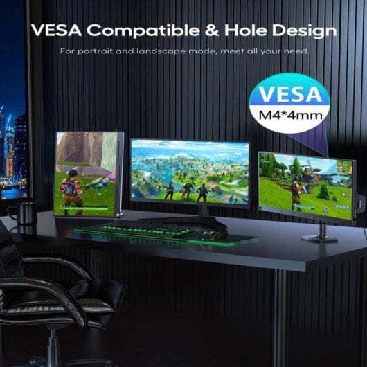 Moniteur portable UPERFECT 18,5" 120 Hz FHD FreeSync HDR 100 % sRGB USB-C Mini HDMI VESA