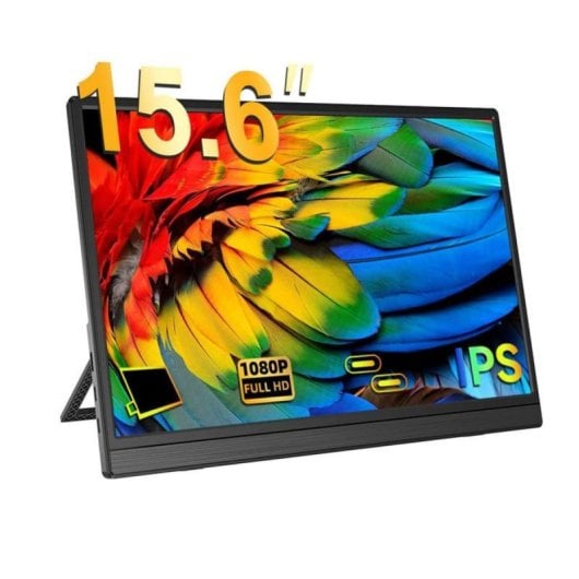 Monitor portátil UPERFECT Full HD 15.6" IPS 1200:1 FreeSync HDR USB-C HDMI Altavoces