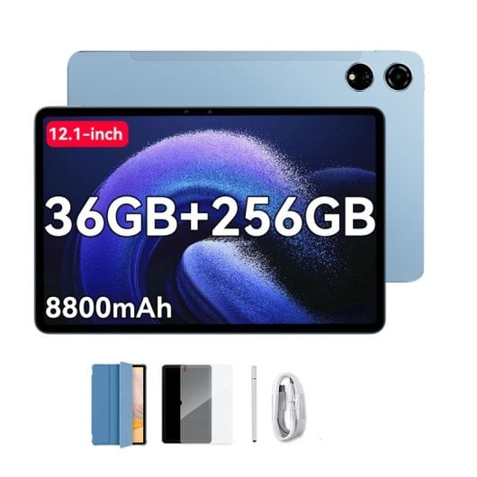 Blackview MEGA 3 G100/12GB/256GB/SIMフリー BlackviewからHelio G100搭載/33W充電対応の12.1型タブレット