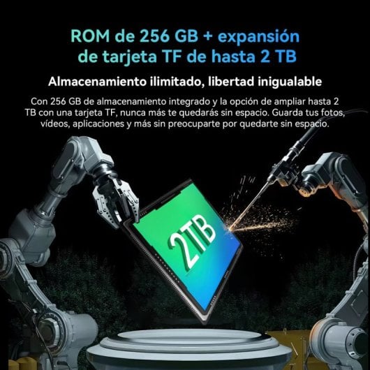 Blackview Mega 3 12gb/256gb, Mtk G100, 2.5k 12.1 Pulgadas Más Grande, 4g Android 15 8800 Mah, Azul