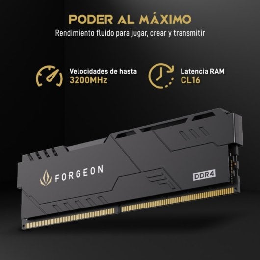 Forgeon Cyclone PLUS V2 DDR4 3200 MHz 32 GB 2x16 GB CL16 Nero