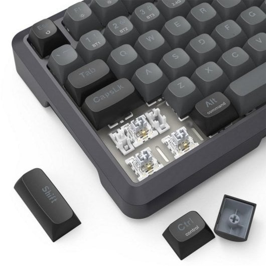Redragon K688GB-RGB-PRO Teclado 98 Teclas RGB Hot-Swap Bluetooth/2.4G com Controlo de Volume Preto