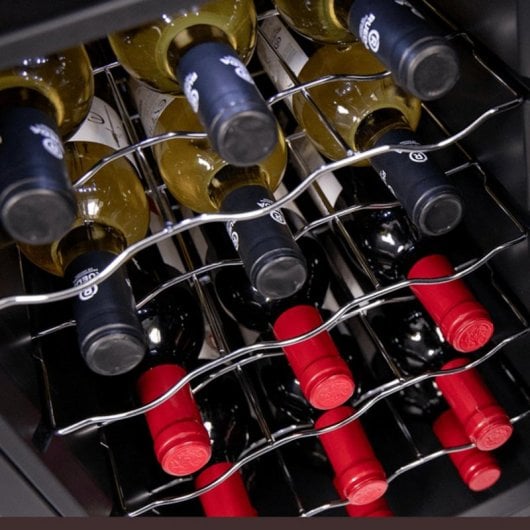 Vinoteca Cecotec A01_EU01_100135 15 botellas termoeléctrica 1 zona 35dB Display LED Negro