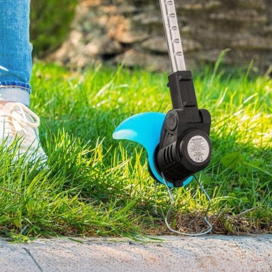 Cortabordi Cecotec FastCut 3000 Freemove 21V 650W Batteria Rimovibile Nero Blu Grigio