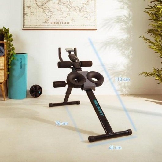 Banc abdominal Cecotec Drumfit AB Trainer LCD pliable support appareil