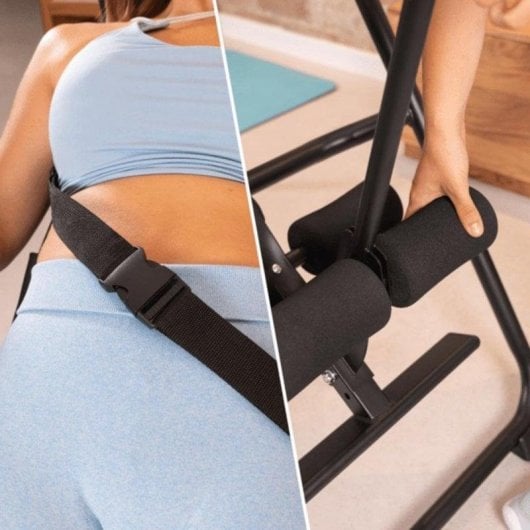 Banco de inversión Cecotec Drumfit Inversion 1800 plegable altura ajustable seguridad pro