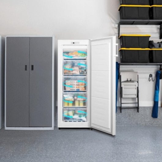 Congelador Cecotec 02788 155L No Frost Multi Airflow Puerta Reversible Clase E Blanco