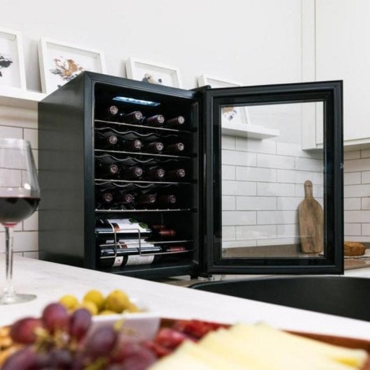 Weinkühler Cecotec 00122 Bolero GrandSommelier 2050 Black 20 Flaschen Kompressor Weinkühler Cecotec 00122 Bolero GrandSommelier 2050 Black 20 Flaschen Kompressor