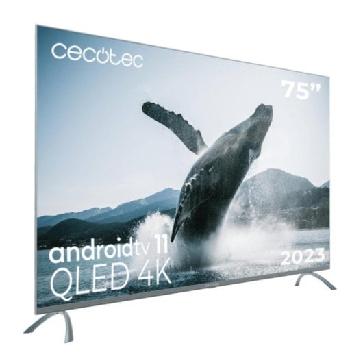 TV Cecotec QLED VQU30075+S 75" 4K Ultra HD Full Array HDMI 2.1 Dolby Vision Android TV