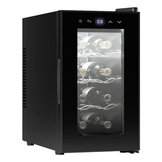 Vinoteca Cecotec GrandSommelier 830 CoolCrystal 8 botellas Termoeléctrica Silenciosa Táctil