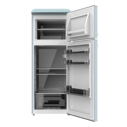 Kühlschrank Zwei Türen Cecotec 02754 Defrost 148cm 215L E Blau LED