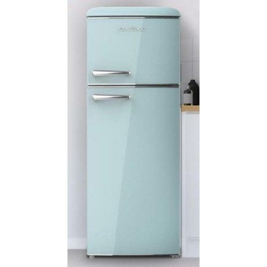 Kühlschrank Zwei Türen Cecotec 02754 Defrost 148cm 215L E Blau LED