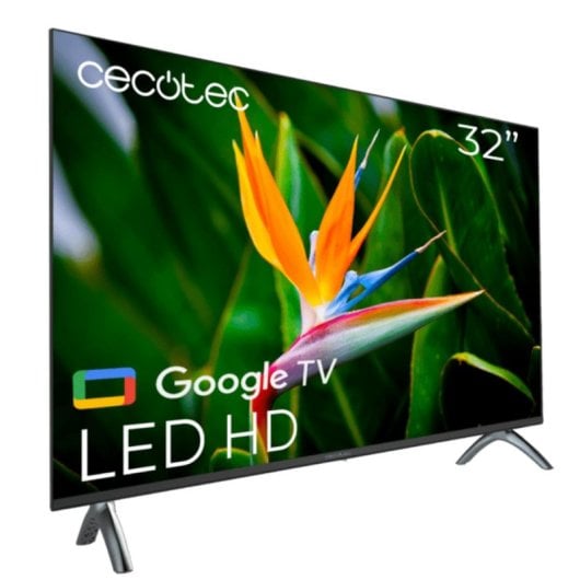 TV Cecotec LED A4 Series ALH40032S 32" HD Google TV HDR10 Chromecast Bluetooth
