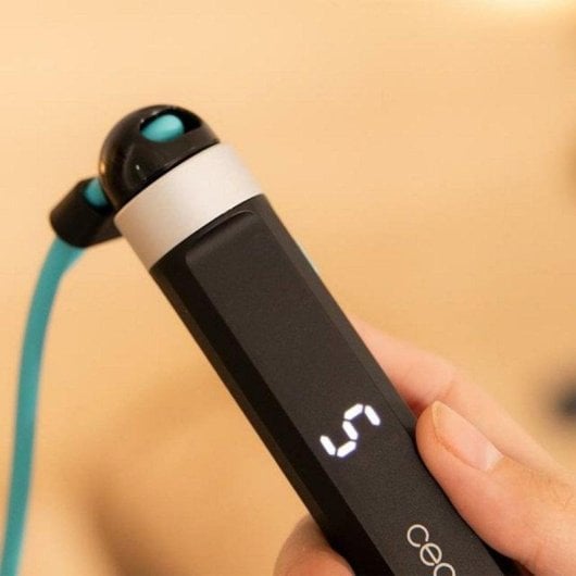 Corda para Saltar Cecotec 07196 Inteligente Bluetooth LED PVC 3m 2x30cm App