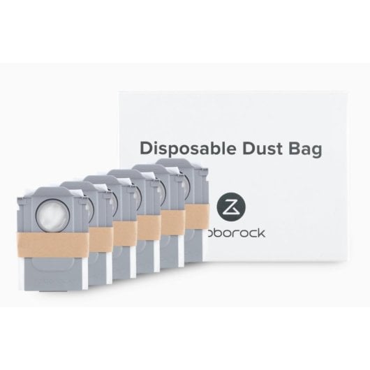 Bolsa para polvo Roborock RRDE-CDYCX0-QREVO-06 Gris Pack 6 unidades S8 MaxV Ultra Q Revo