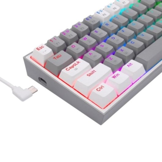 Tastiera Meccanica Redragon K616-RGB FIZZ PRO RGB Wireless USB Bluetooth 60% 61 Tasti