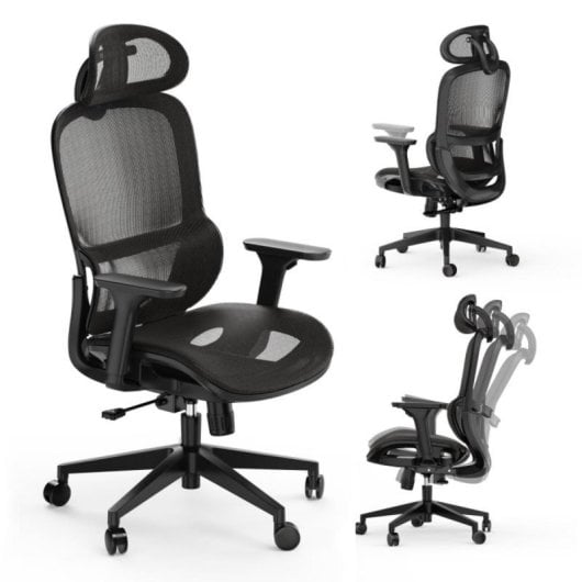 Silla ergonómica SENSE7 Neyo malla transpirable reposabrazos 3D soporte lumbar 140kg