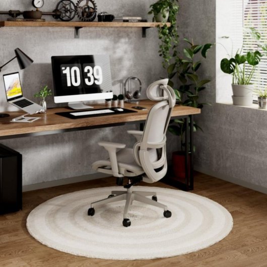 Silla ergonómica SENSE7 Neyo malla transpirable respaldo 140° reposabrazos 3D 140kg negra