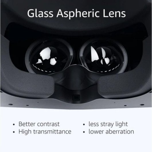 Pimax Crystal Light VR-Brille, Auflösung 2880 x 2880, 35PPD, asphärische Linsen, Inside-Out-Tracking