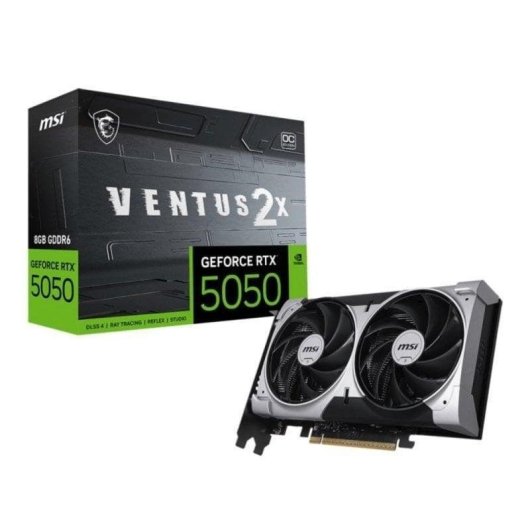 Scheda Grafica MSI GeForce RTX 5050 VENTUS 2X OC 8GB GDDR6 Reflex 2 RTX AI DLSS4