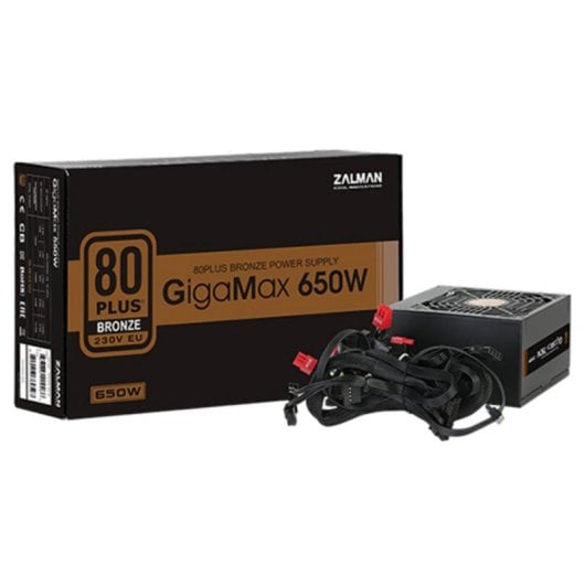 ATX-Netzteil Zalman GigaMax GVII ZM650-GVII 650W Modular 80 Plus Bronze ATX-Netzteil Zalman GigaMax GVII ZM650-GVII 650W Modular 80 Plus Bronze