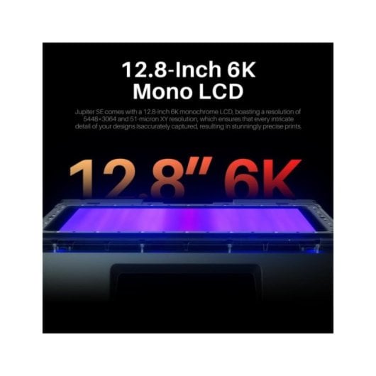 Imprimante 3D Elegoo Jupiter SE LCD Mono 6K 12,8" Volume 277 x 156 x 300 mm Gestion automatique de la résine