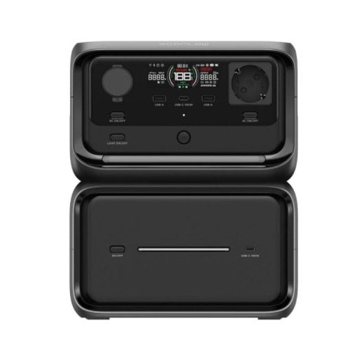 Estación de Energía EcoFlow River 3 Max Plus 872Wh 600W UPS Batería Extra Compacta