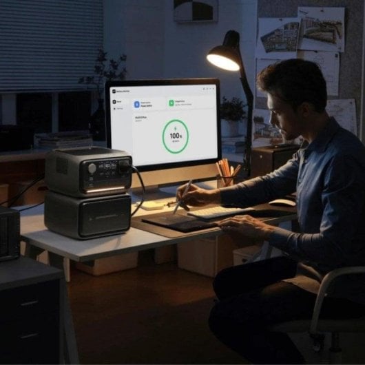 Estacao de energia EcoFlow River 3 Max Plus 872Wh 2 portas AC 3 USB LiFePO4 UPS Tela LCD