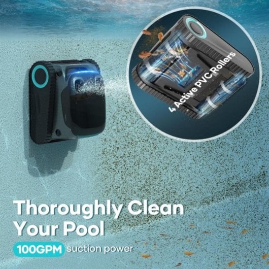 Robot de Limpeza de Piscinas Aiper Scuba S1 Pro Sem Fios lagartas WaveLine filtragem avançada