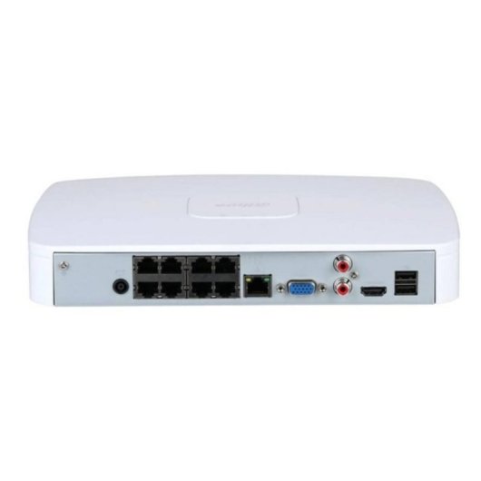 Enregistreur Dahua NVR DHI-NVR4108-8P-EI 8 canaux 4K PoE AI WizSense Blanc