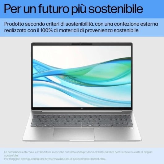 Computer portatile HP ProBook 460 G11 8GB 256GB SSD Windows 11 Pro Argento