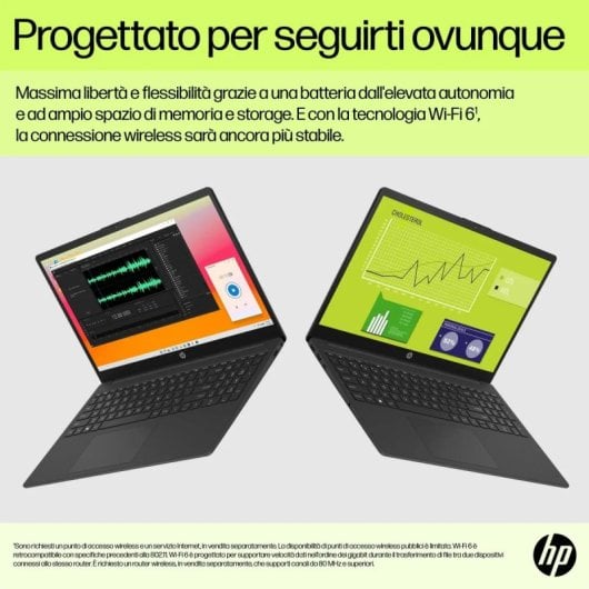 Portatile HP 15-fd0054nl i5-1334U 16GB 512GB SSD NVIDIA GeForce MX570 Argento