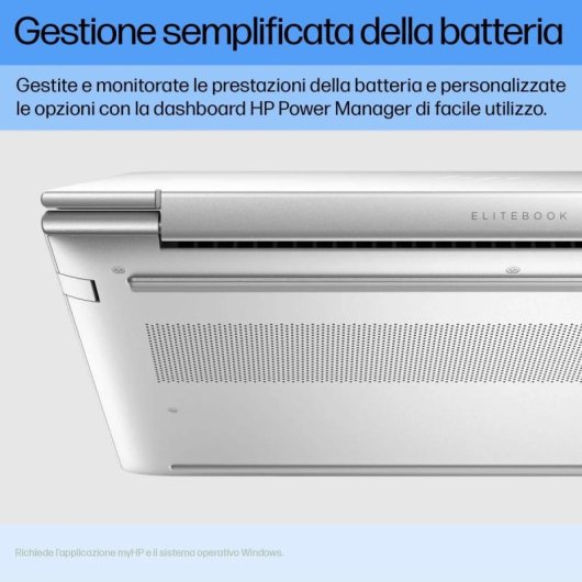Computer portatile HP EliteBook G11 155U Intel Core Ultra 7 16GB 512GB SSD Windows 11 Pro