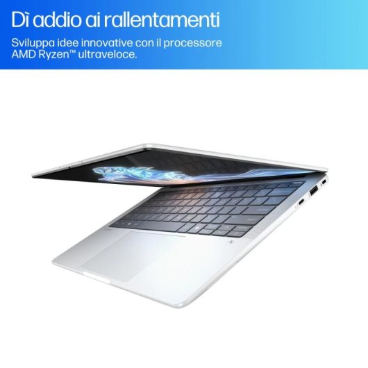 Computer portatile HP EliteBook X G1a Next Gen AI AMD Ryzen AI 7 PRO 16GB 1TB SSD 14" 2.8K OLED Touch Argento