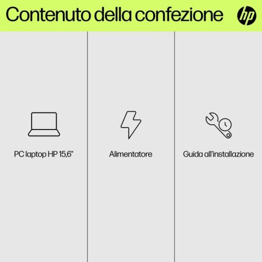 Portatile HP 15-fd0077nl Argento i7-1255U 16GB 512GB SSD Full HD Windows 11