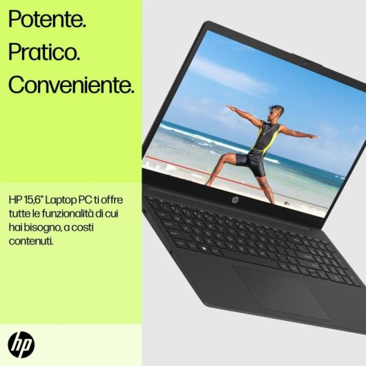 Computer portatile HP 15-fd0081nl Intel Core i5-1334U 8GB 512GB SSD Full HD Argento