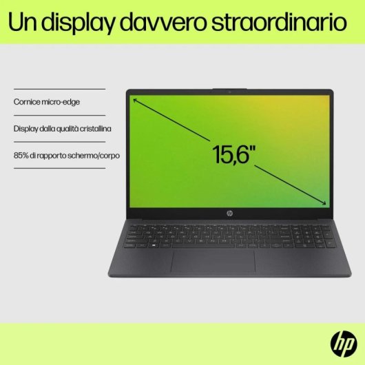 Computer portatile HP 15-fd0081nl Intel Core i5-1334U 8GB 512GB SSD Full HD Argento