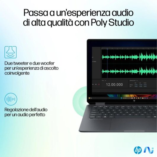 Portatile HP OmniBook Ultra Flip 14-fh0010nl 32GB RAM 1TB SSD OLED 3K Blu