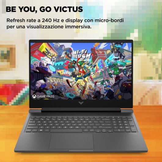 Portatile HP Victus 16-r1018nl Bianco i7-14700HX 16GB 1TB SSD RTX 4070 Full HD 165Hz