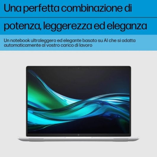 Computer portatile HP EliteBook 1040 G11 16GB 512GB SSD Intel Core Ultra 7 155H Argento