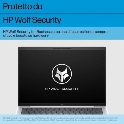 Computer portatile HP EliteBook 1040 G11 16GB 512GB SSD Intel Core Ultra 7 155H Argento