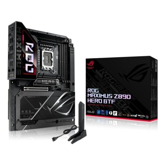 Scheda Madre ASUS ROG MAXIMUS Z890 HERO BTF Intel LGA 1851 DDR5 256GB ATX