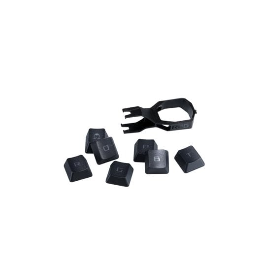 Keycap ASUS ROG RX PBT Set Negro 250g perfil medio máxima durabilidad compatibilidad RX Switch