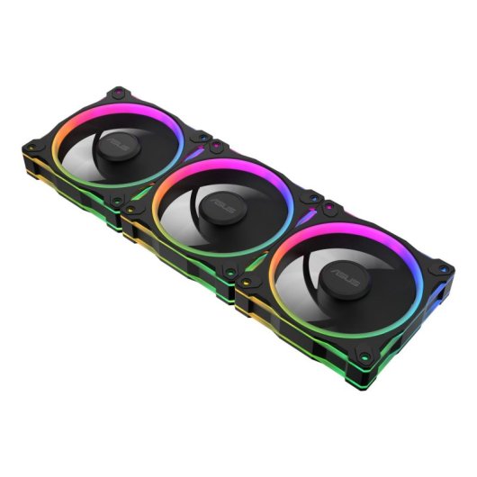 Ventilador ASUS Prime MR120 ARGB Reverse Black 120mm 1600RPM 23dB 3 Pack