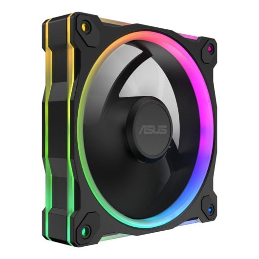 Ventilateur ASUS Prime MR120 Noir ARGB 12 cm, Compatible PWM, 1 LED Multi